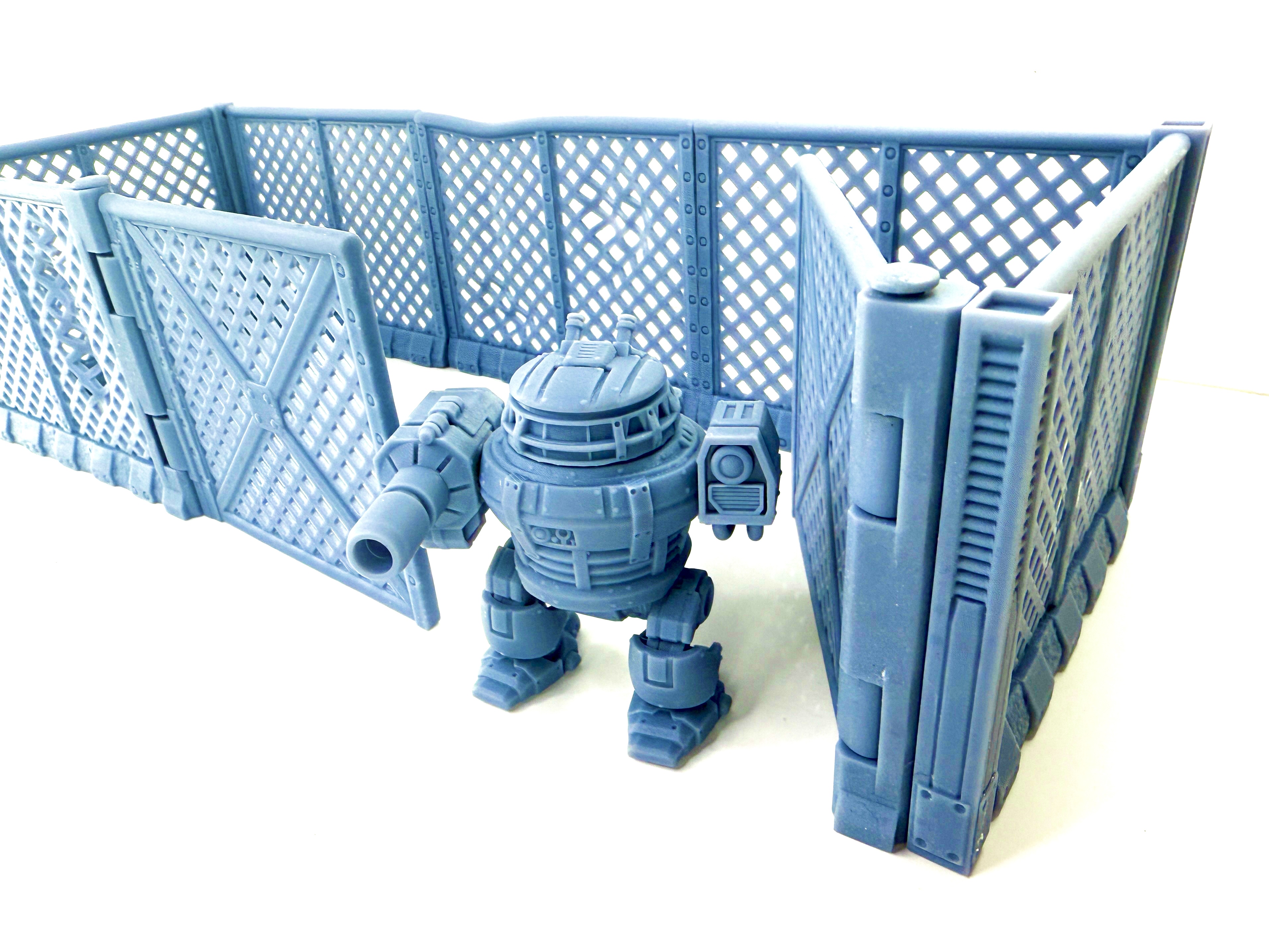Compound Metal Fence